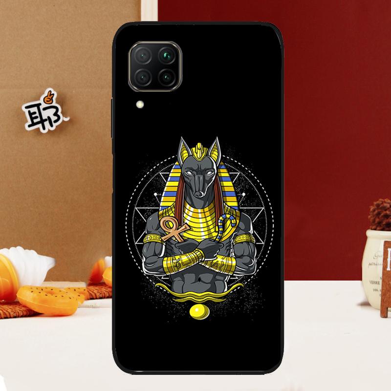 Egypt Nefertiti Anubis Ankh For Huawei Nova Y91 Y61 Y60 Y70 Y72 Y73 Y90 12i 11i 3i 7i 8i 9 10 SE P20 P40 P30 Lite Case