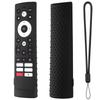 Silicone Case Anti Slip Remote Control Case with Removal Lanyard TV Remote Control Case Cover for Hisense Voice Remote ERF3V90H