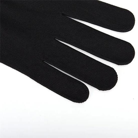 KNK Sports PVC DOTED Cotton Gloves Halp for Cricket Bating and Full Grriping In Bat Hand He Is Incris for Bating (Black)