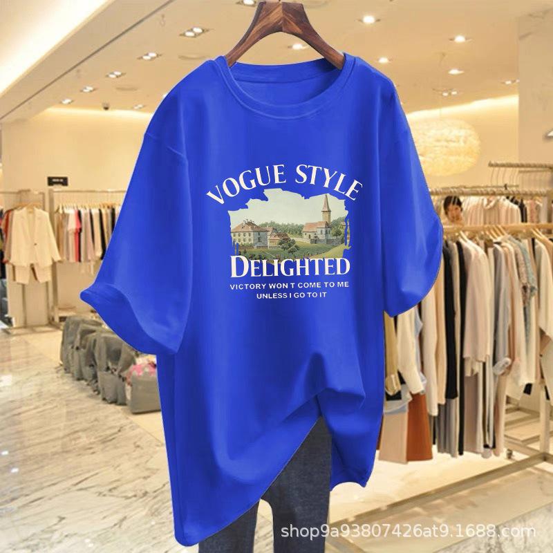 New cotton short-sleeved t-shirt women's summer 2025 new unique chic shirt slim-fitting and thin half-sleeved top trendy
