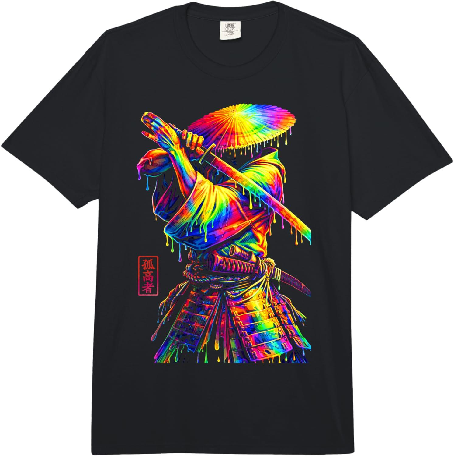 

Samurai Ronin Warrior Straw Hat Art Illustration Comfort Colors Adult Heavyweight T-Shirt 5XL різнокольоровий