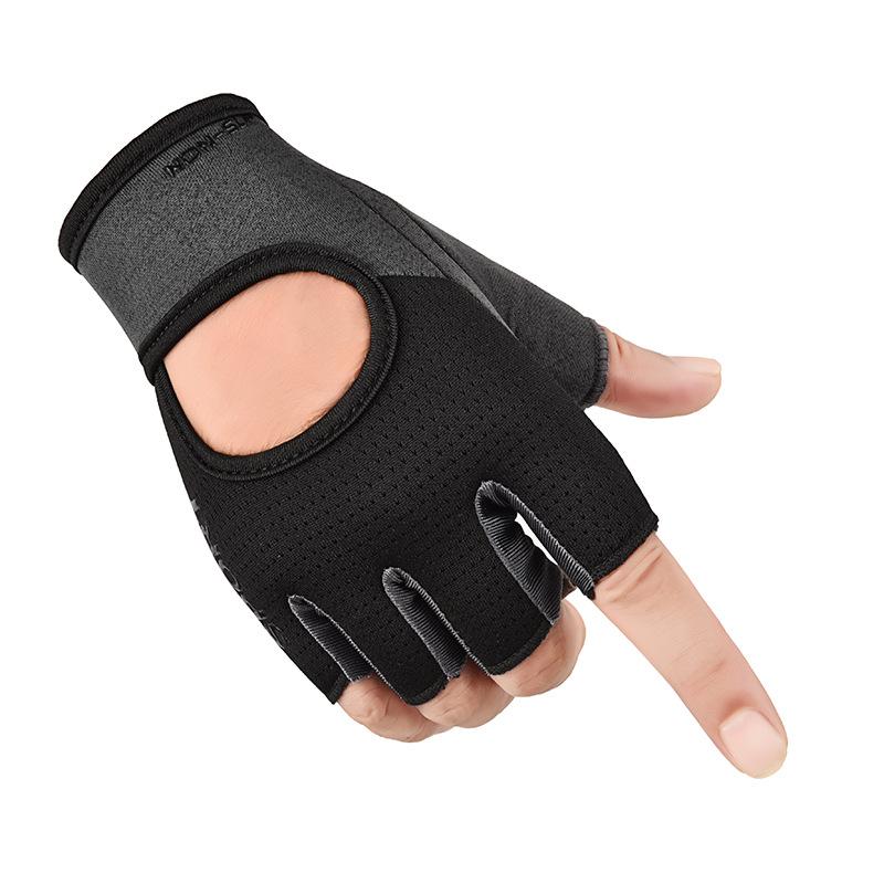 

Fitness gloves half finger men and women couples sports long wrist guards equipment weightlifting bench press non-slip breathable dumbbell gloves XL