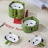 4/6Pcs Panda Shape Cartoon Panda Snack Dish Creative Ingredients Sauce Plate  Table Decoration