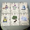 Mystic Moon Lenormand Oracle: A Complete Deck of 36 Cards with Keywords & Yes/No Indicator for Spiritual Divination 10.4*7.3cm