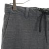 Ships Check Pattern Easy Slacks Pants M Charcoal Gray Men's Used