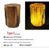 Solar-Powered Outdoor Waterproof Tree Stump Garden Light