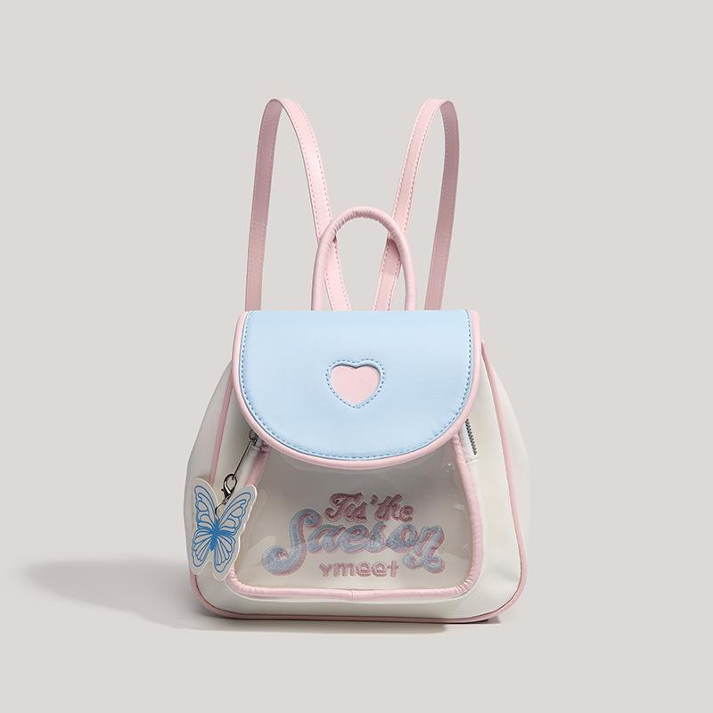 

Niche Design Pain Bag Backpack Female Travel Small Backpack Portable Student Cute Mini Schoolbag