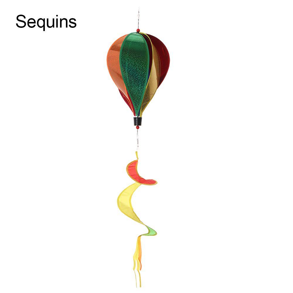 Revolving Colorful Yard Decor Lawn Outdoor Lawn Decorations Windmills Whirlygig Toys Hot Air Balloon Wind Spinners Pinwheels