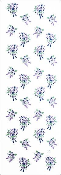 Dyeing Anbo Hand Towel Bouquet Authentic Dyed Cotton Tokuoka Made in Japan 35cm x 100cm "Violet White" 100%