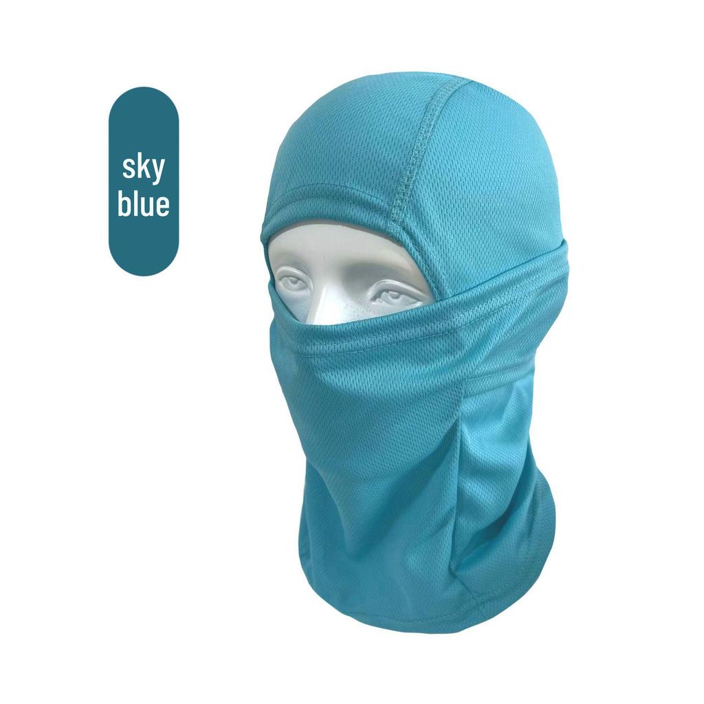 Camouflage Full Face Balaclava: Sun, Dust & Wind Protection for Outdoor Cycling - Men's Gaiter & Headband Combo