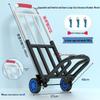 Foldable Handcart for Shopping and Luggage Transport