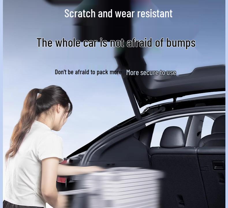 Tesla Model Y Kofferraumschutz & Kohlefaser Heckklappenschweller