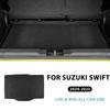 Decal Flannel Suede Rear Trunk Pad For Suzuki Swift 2024 2025 Anti-dirty Cargo Liner Mat Cover Interior Trim Accessories
