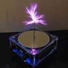 For Tesla Coil Speaker Bluetooth Music Wireless Transmission Voltage Pulse Electric Arc Generator Touchable Artificial Spark