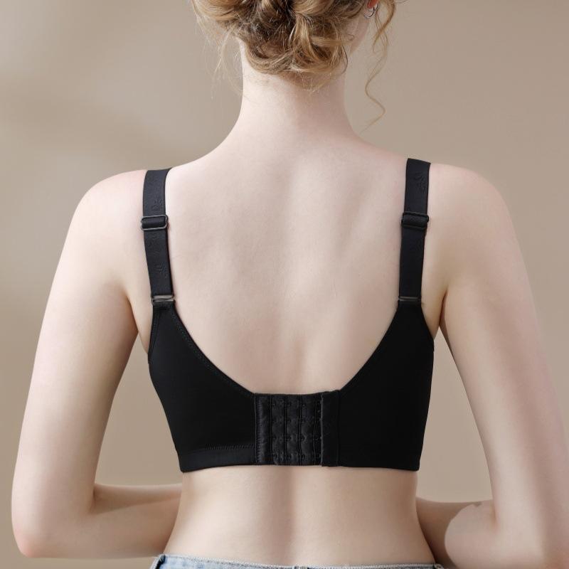 Smooth and Sexy Bra Women's Plus Size Bra Gathered Bra Anti Sagging Bra No Steel Ring Adjustable Accessory Bra