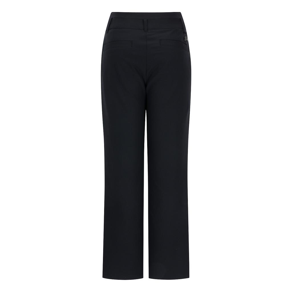 MARTINE GOLF Pocket Semi Wide Pants_Black
