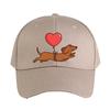 Cute Dachshund Dog with Balloon Cap Summer Woman Man Baseball Cap Adjustable with Curved Brim Duckbill Cap Protection Sun Hats