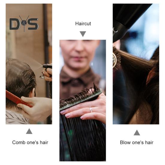 V-Shaped Hair Straightening Comb Folding Home Salon Women Hair Straightener Detangle Comb Brush Portable Hair Hairdressing Styling Tools