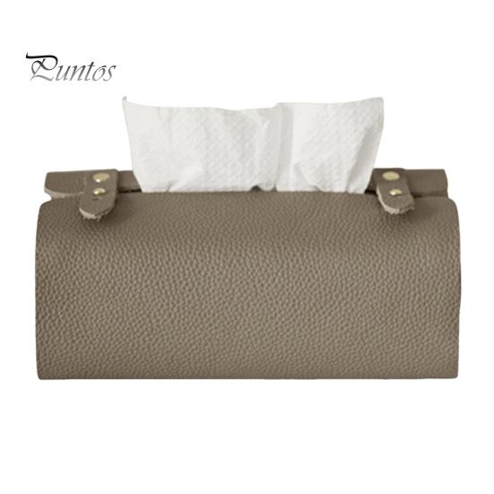 Space Saving Storage Box Faux Leather Tissue Box, Minimalist Napkin Holder for Living Multipurpose Organizer Room Desk, Decorative Dispenser