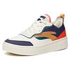Anta Lifestyle Series Trendy Casual Slip Resistant Durable Low Top Skate Shoes Men Sneakers White Orange Blue 112038063-2