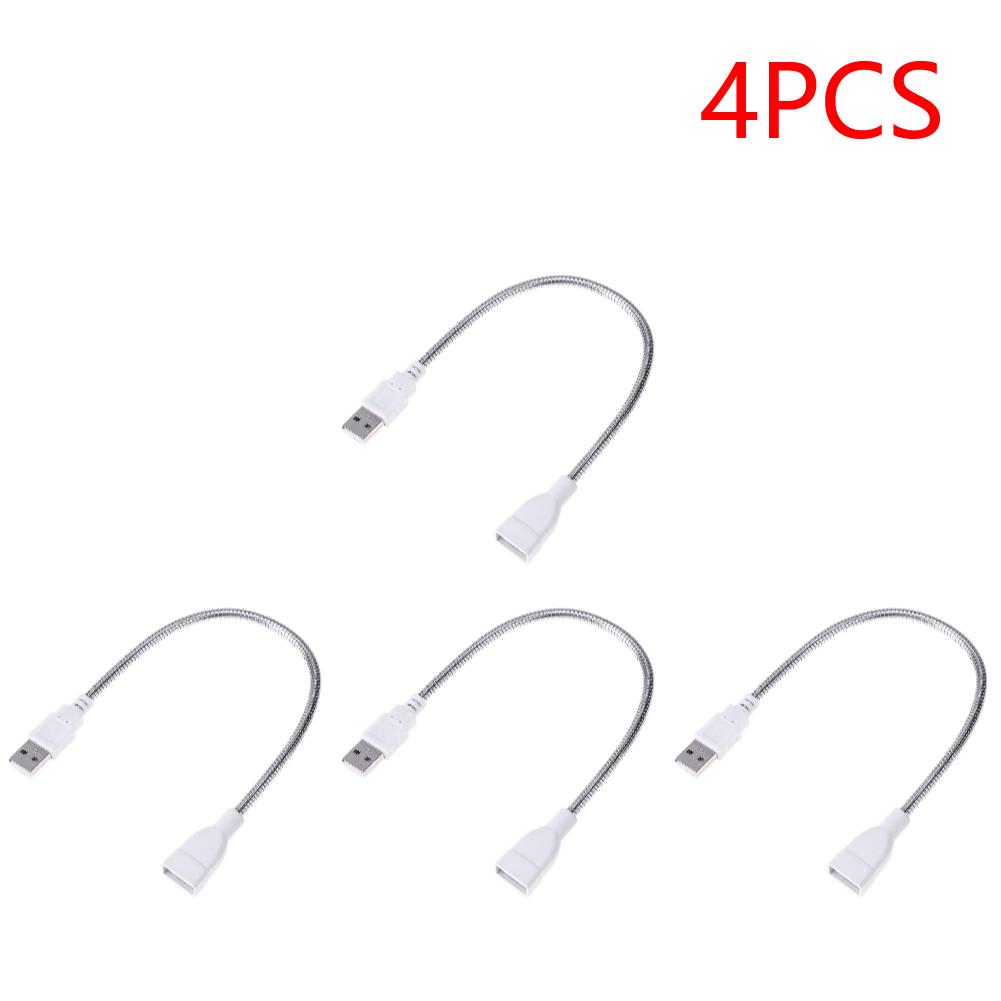 

29см USB-удлинитель папа-мама, адаптер со светодиодной подсветкой, металлический гибкий провод