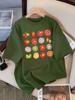 Tomato Variety Collection Chart T Shirt Female Summer Fashion Clothes Cotton Street Short Sleeve Casual Hip Hop T-Shirts