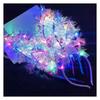 Festival Prize Toy Set of Cute LED Headbands for Summer Hair Cosplay Makeup Christmas Fireworks and Concerts [OIIZREO] Glow-Up Set 10-Piece