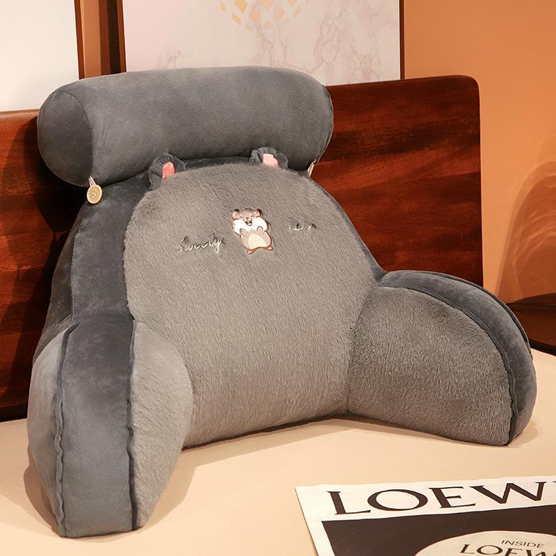 Cartoon Animal Rabbit Husky Waist Girl Bedside Soft Bag Large Pillow Waist Cushion Office Triangular Cushion