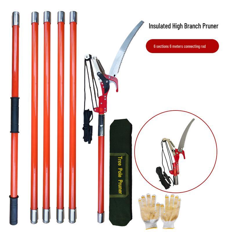 Telescopic Tree Pruner: High-Altitude Garden Shears and Saw for 3-7 Meter Branches