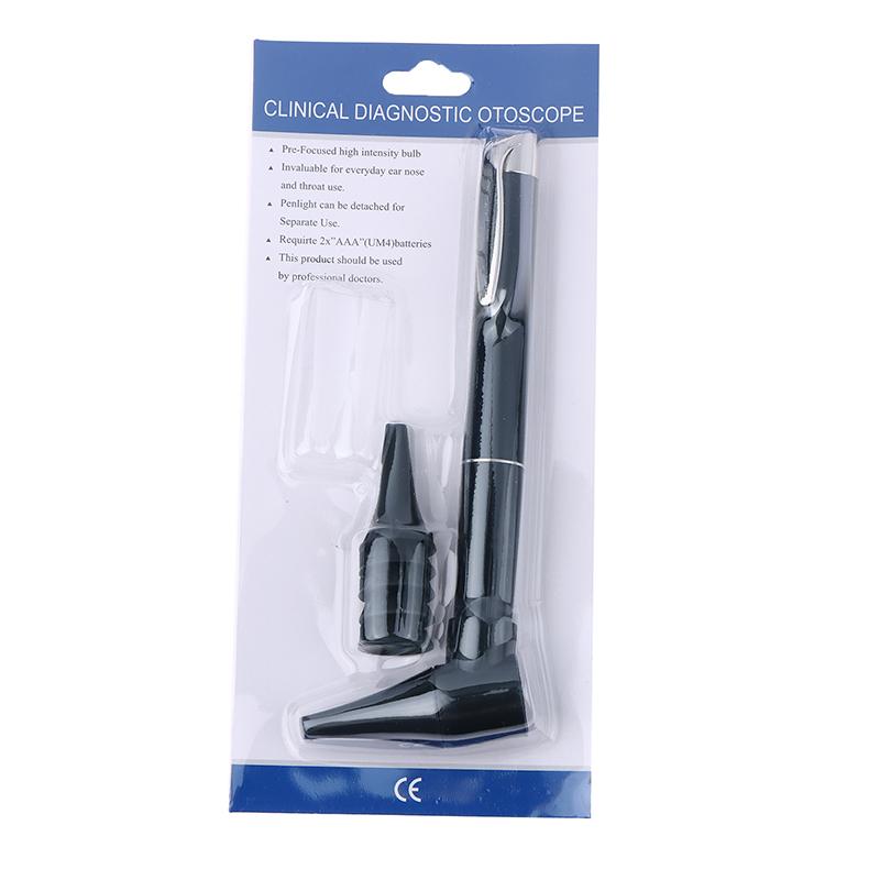 Mini Diagnostic Otoscope Kit 5 Pcs Speculas Magnifying Lens Led Light Flashlight Diagnostic Instrument Nurse Student Doctors