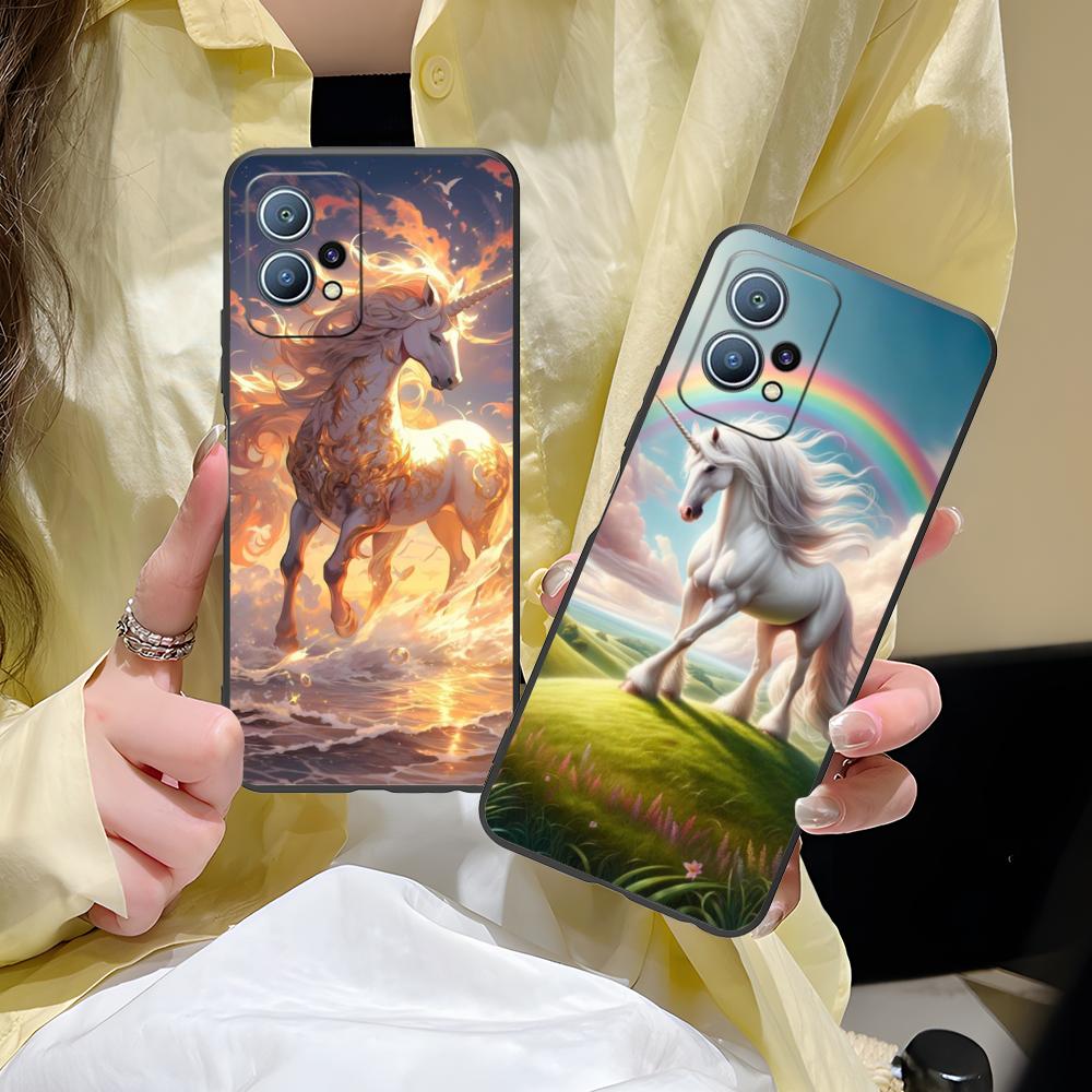 Fantasy Unicorn Mobile Phone Case for Huawei P60 P50 P40 P30 P20 P10 P9 P8 Pro Lite Plus Colorful Printing Cover Pretty Cover