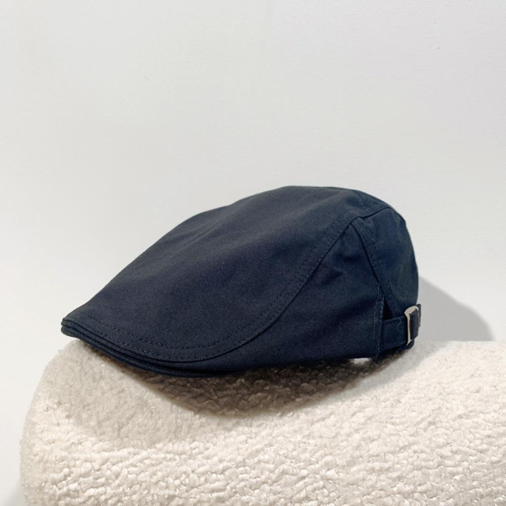 Korean Style Berets Hat Solid Color Peaked Cap Sweet Octagonal Hat Ladies