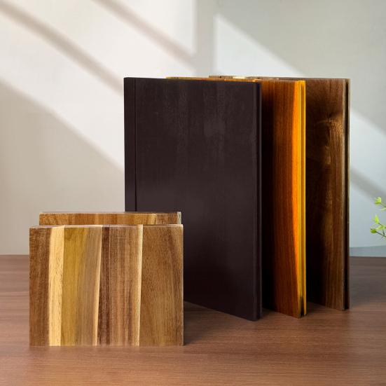 3 stk/sett Bokformet skjærebrettsett Matspesifikke etiketter Kjøkken Dekorative forberedelsesbrett Kjøtt Fisk Brød Ost Hakkebrett