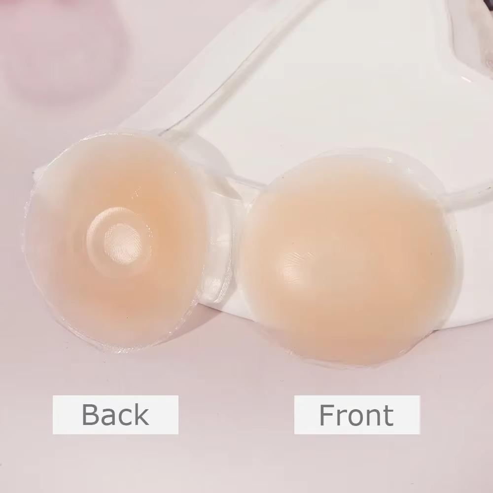 New Reusable Silicone Nipple Cover for Women Bra Sticker Breast Petal Strapless Bra Invisible Boob Pads Chest Pasties Intimates