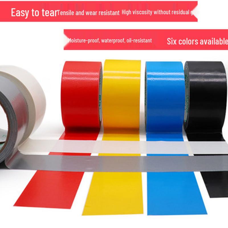 High-Adhesion No-Residue Easy-Tear High-Temp Wear-Resistant Fabric Adhesive Tape