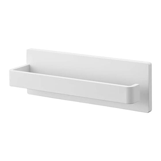 Yamazaki Jitsugyo Film Hook Towel Hanger W18 White Approx. W18 x D5 x H6cm Plate Towel Rack 6259