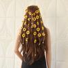 Ethnic Style Hair Accessories Bohemian Sun Flower Daisy Adjustable Hairbands Headband Headwear For Women Vacation Jewelry