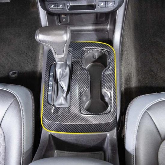 Carbon Fiber Gear Shift Panel Cover Trim Bezel for Chevy Colorado/GMC Canyon 14+