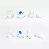 Mini Cartoon Baby Seal White Ornament for Desktop