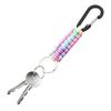 3 Pcs Paracord Braided Keychain Clip with Strap Heavy Duty  Paracord Lanyard Clip Keychain for Men Women Sports