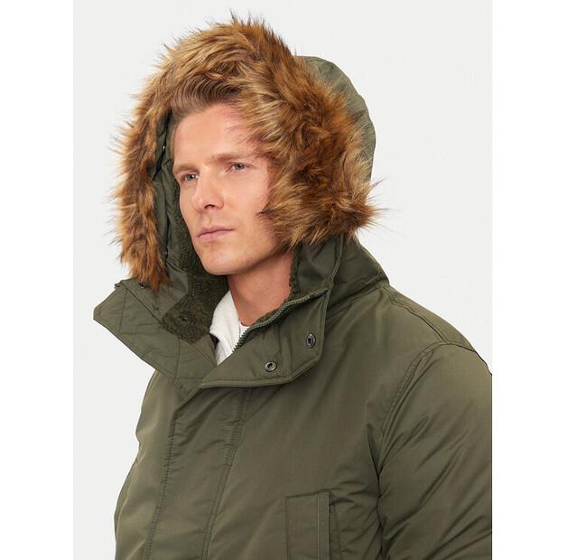 Winter Jacket Gap 726377-00, Green, Standard Fit