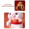Rabbit Statue Resin Rabbit Figurine Decor Feng Shui Bunny Ornament for Home Office Car Decoration C