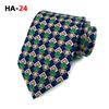 Mode Retro Druck Imitation Seide Stoff Herren Krawatte