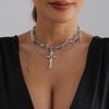 Luxury Women's Tassel Necklace: Pig Nose Round Disc Design in Light Fashion Style