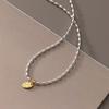 Korean Trendy Creative Rice Bead Clavicle Necklace for Women