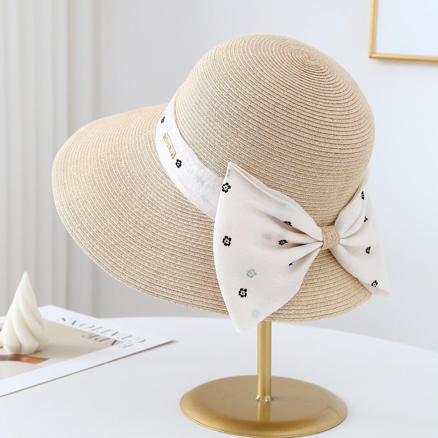 

Women s Bowknot Wide Brim Sun Hat Summer French Style Travel Fisherman Hat with Bow Detailing for Outdoor Activities 56-58cm розовый