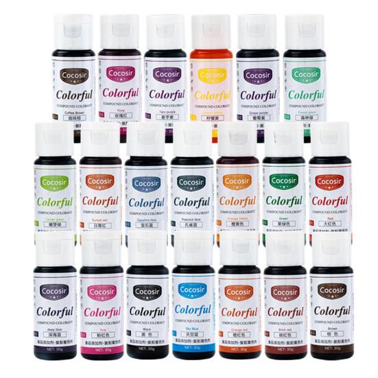26g Food Coloring Wide Application DIY Compact Cake Creaming Pigment for Fondant