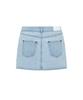 Kwajipyuliti Button Mini Wrap Skirt (Bright Denim)