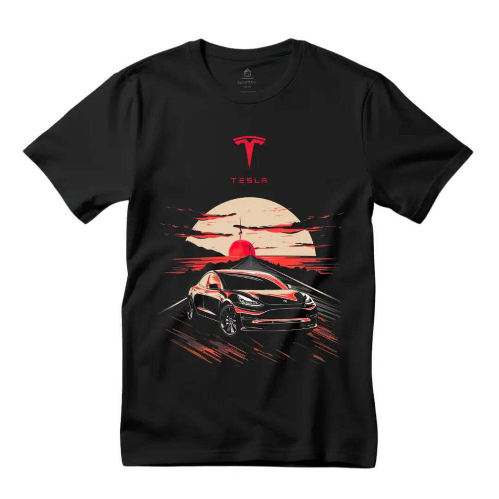 Revolutionary Drive: Tesla Model 3 T-Shirt Unisex T-Shirt