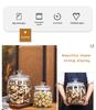 Large Glass Food-Grade Storage Jar for Dried Tangerine Peel and Tea Sealed for Freshness